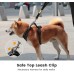 PUHOHUN Reflective Dog Harness with Leash, Comfortable and Adjustable for Medium, Large and Small Dogs