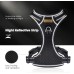 PUHOHUN Reflective Dog Harness with Leash, Comfortable and Adjustable for Medium, Large and Small Dogs