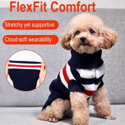 PUHOHUN Winter Dog Sweater for Small Dogs